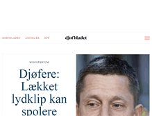 Tablet Screenshot of djoefbladet.dk